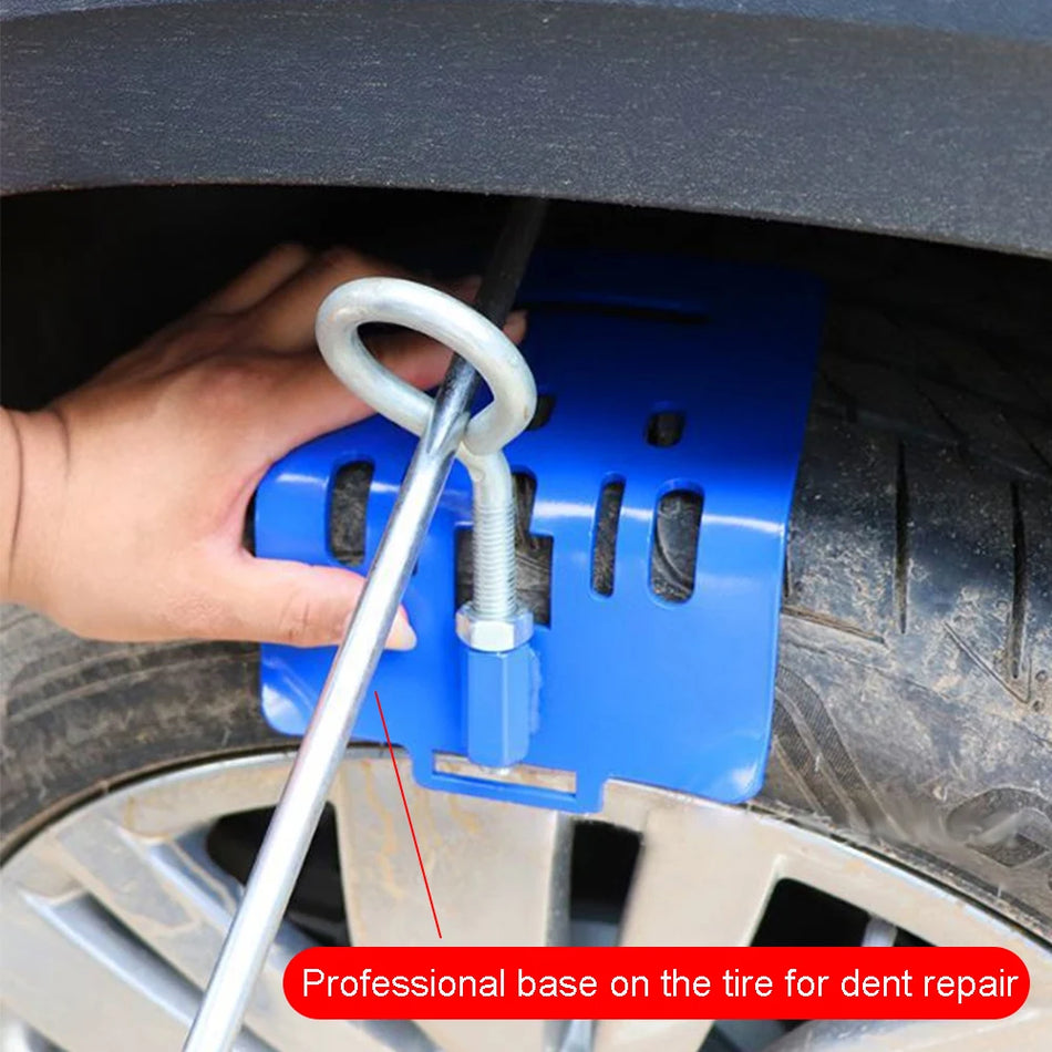 Инструмент для ремонта вмятин на автомобиле с поддержкой для шин, держателем кронштейна, формовка листового металла