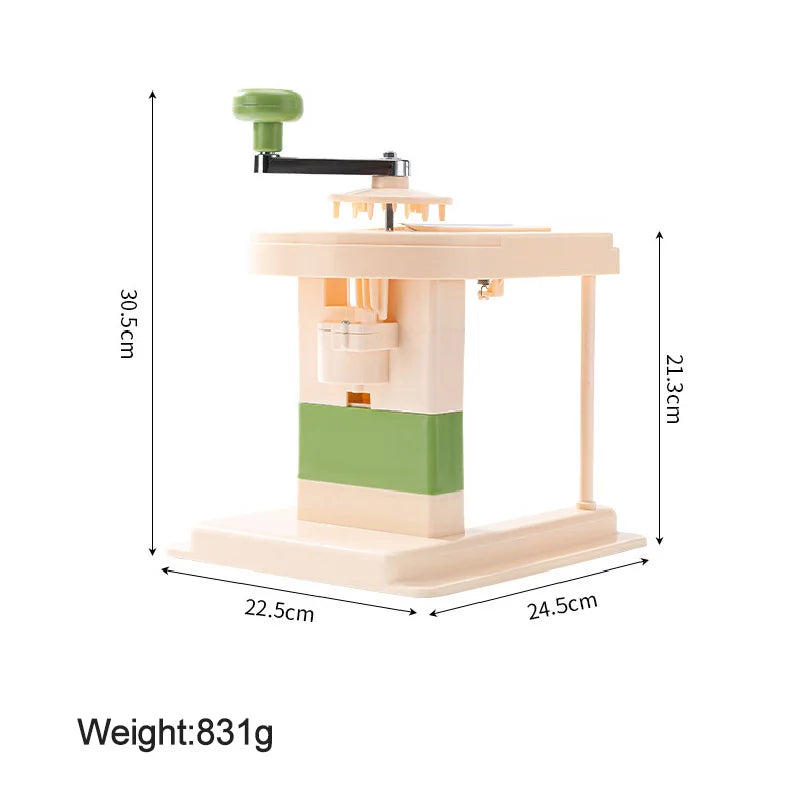 Cabbage Peeler Stainless Steel Grater - Hand Crank Grater Cabbage Peeler