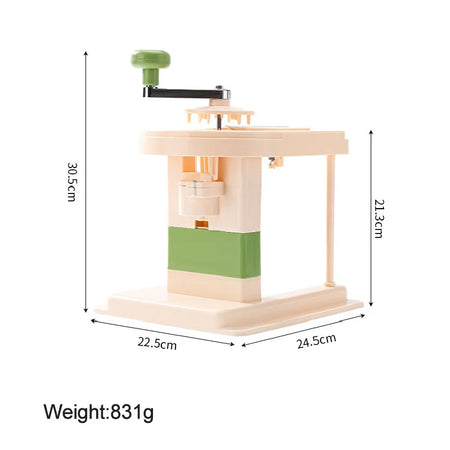 Cabbage Peeler Stainless Steel Grater - Hand Crank Grater Cabbage Peeler