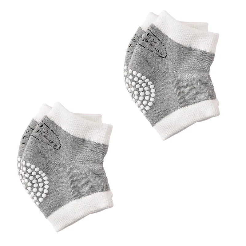 HX01 Baby Crawling Knee Pads &ndash; Breathable Anti Fall Design Gray2 / 0-3Y
