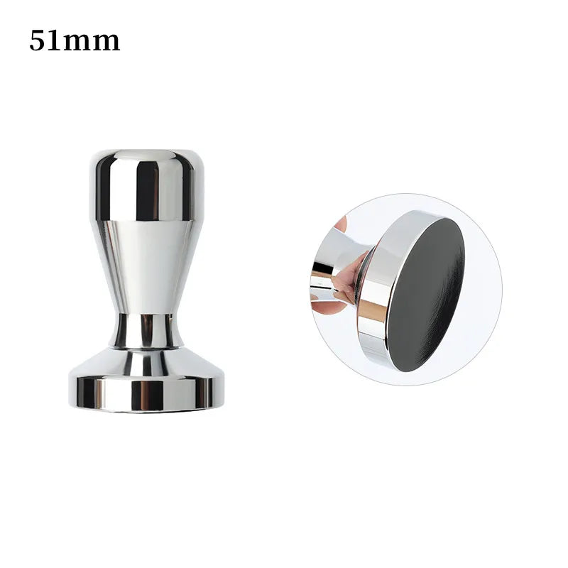 Stainless Steel Coffee Tamper &ndash; Solid Detachable Design 51mm