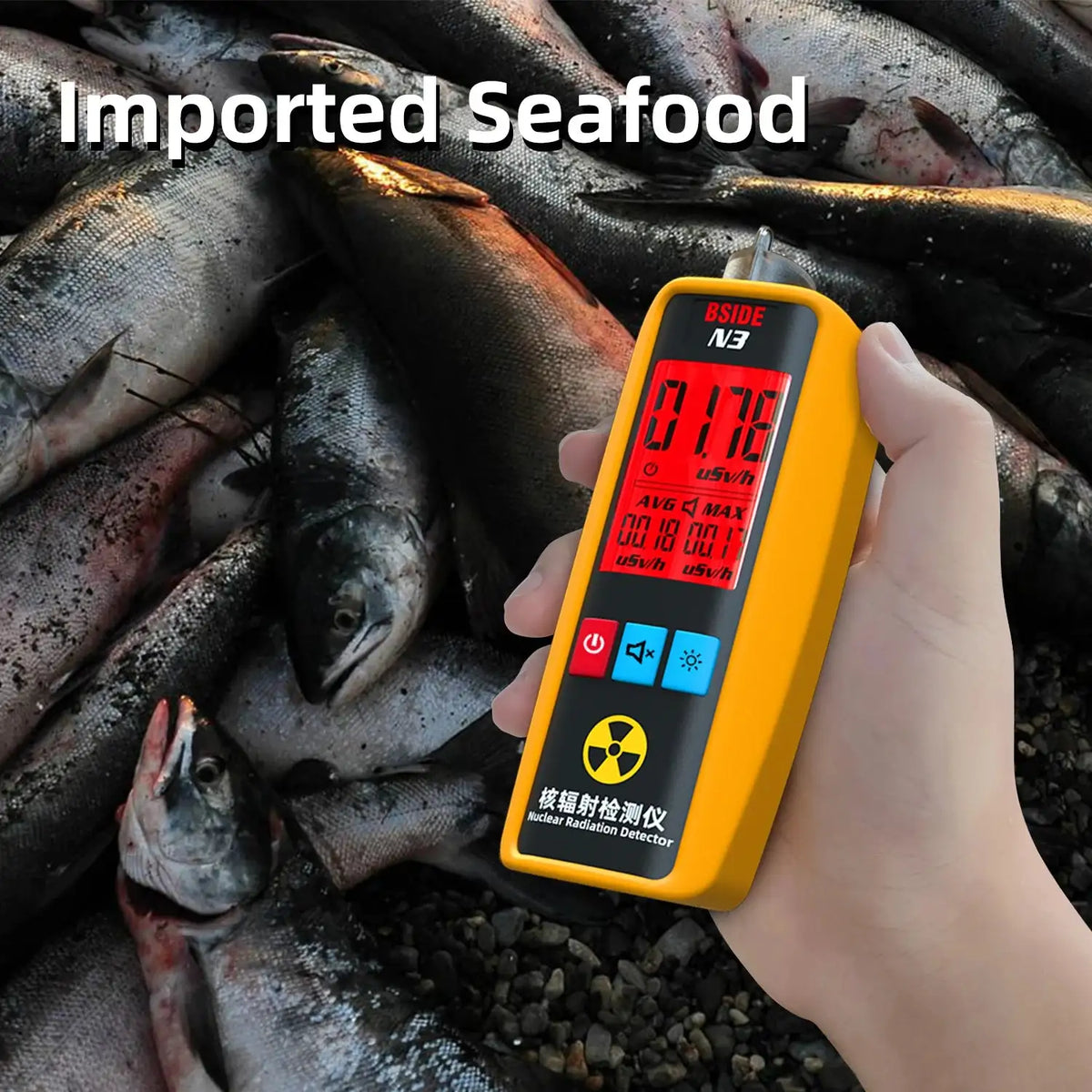 Portable Geiger Counter Personal Radiation Dosimeter