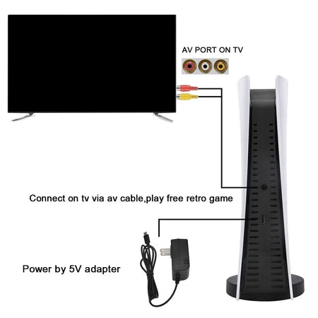 GS5 Game Station 5 Console - Retro Gaming with 200 Classic Games