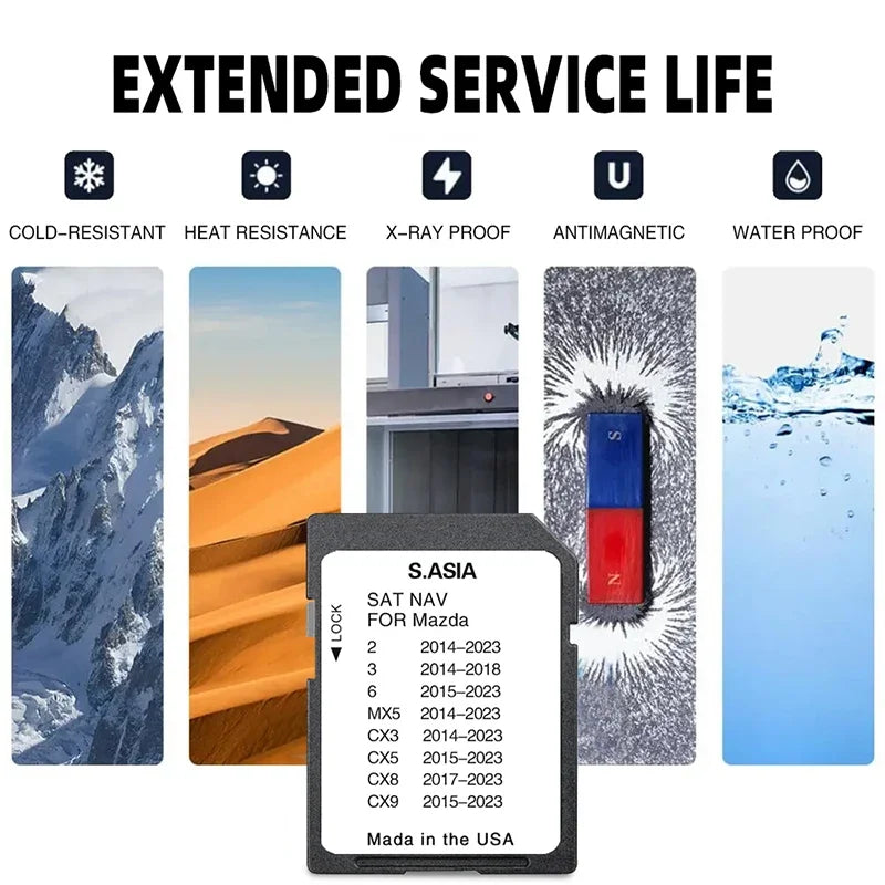 Connect 1 System 8GB Sat Navi Card &ndash; Mazda GPS Update