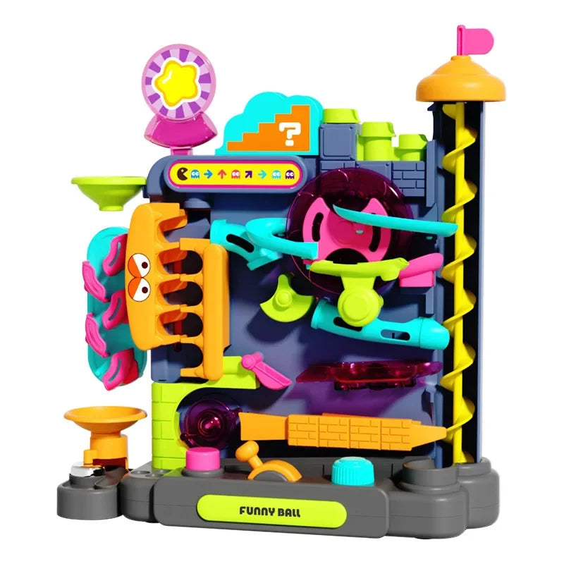 Track Adventure Game Rail Rolling Ball Model &ndash; Interactive Educational Fun for Kids