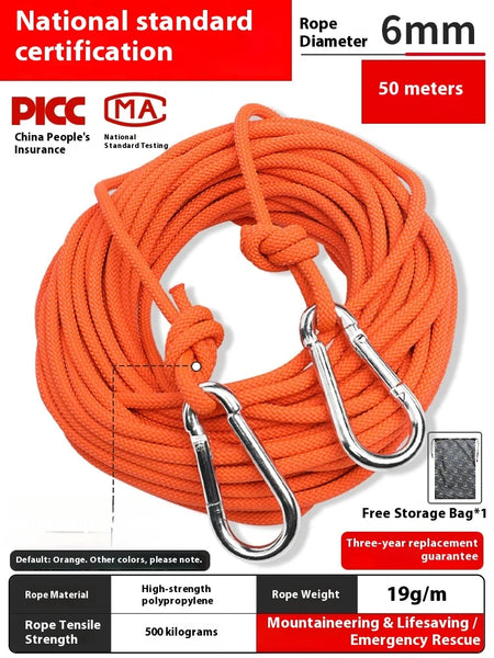High Strength Nylon Dynamic Climbing Rope &ndash; Dynamic Strength