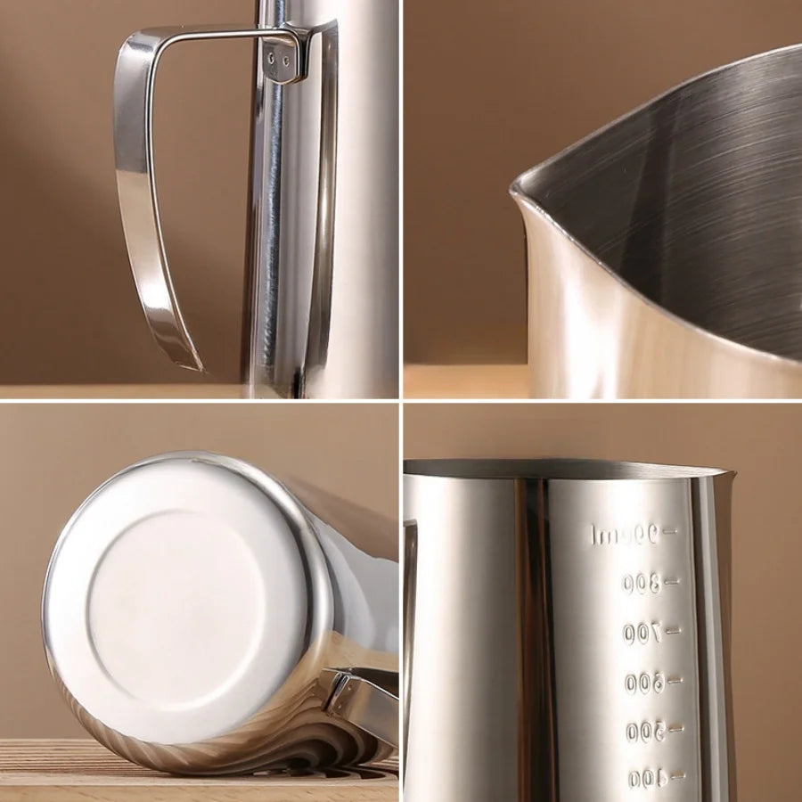 WUWANLI Coffee Latte Art Pitcher &ndash; Precision Control with Clear Scale
