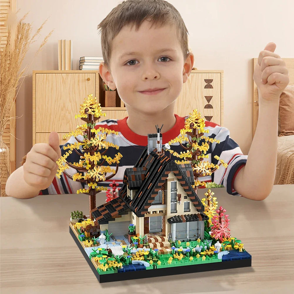 Street View Forest Cabin Blocks - Detail Packed Set