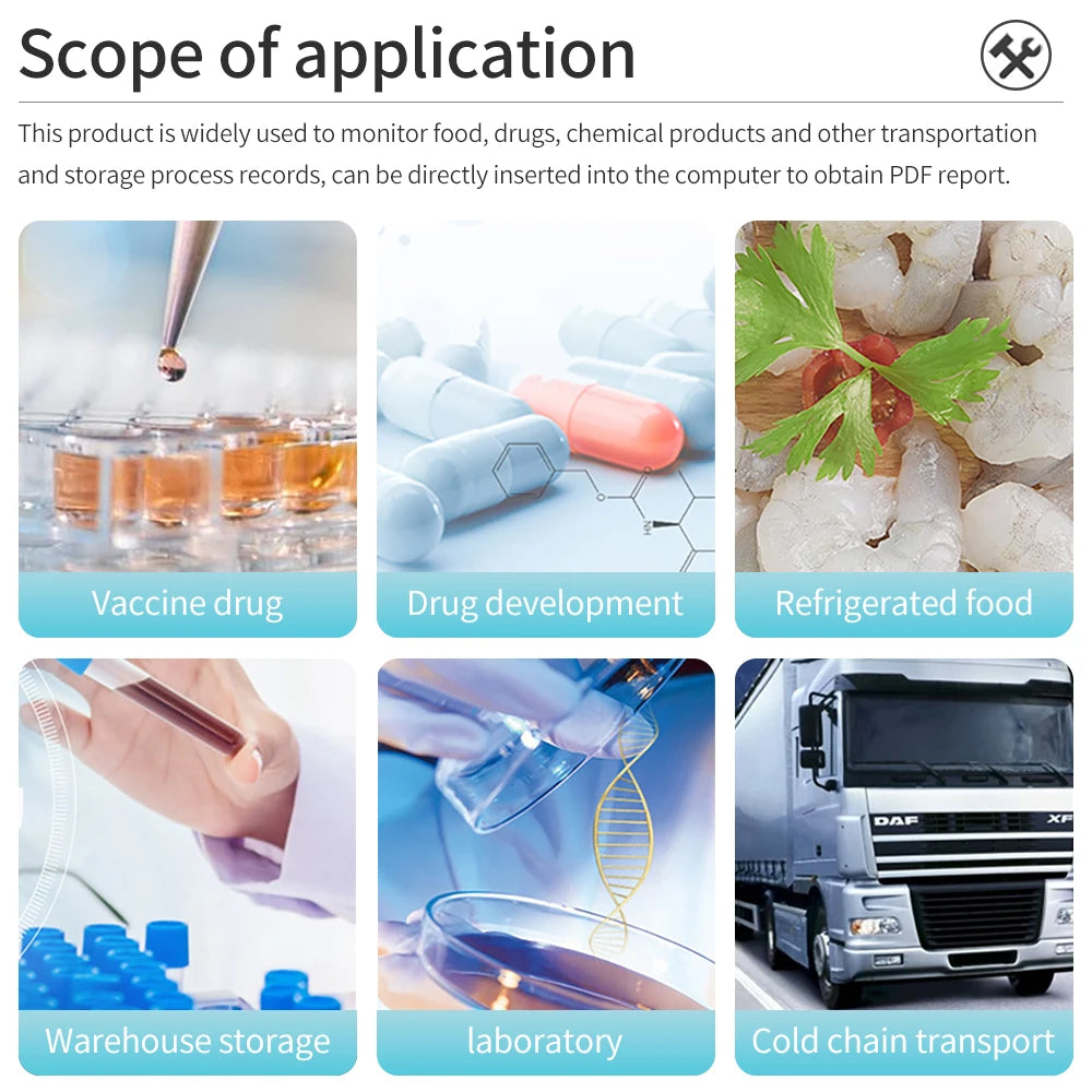 USB Temperature Data Logger &ndash; High Capacity 10000 Points