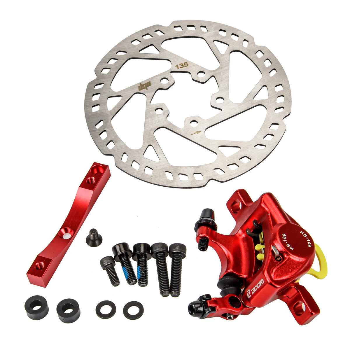 Xtech Aluminium Alloy Hydraulic Brake Kit &ndash; Durable Hydraulic Braking for Xiaomi M365 Series
