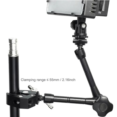 Adjustable Super Clamp Articulated Arm for Camera and Lighting
