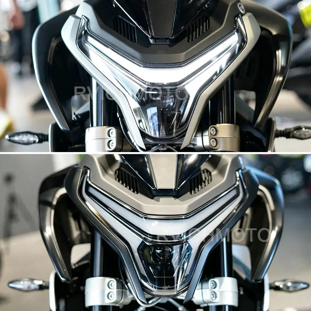 Motorcycle Front Headlight Protector Guard Upper Fairing Plate Decorative Cover Accessories For CFMOTO 800NK NK800 800 NK 800 by InterCyprus Trading Ltd