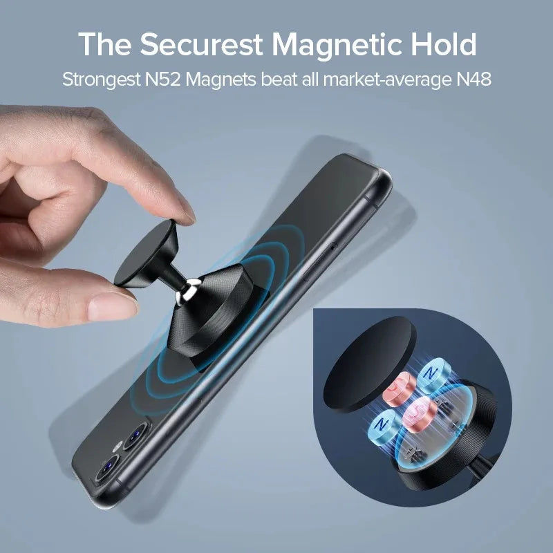 🟠 Магнитный держатель автомобильного телефона Мобильный держатель мобильного телефона подставка для магнитного крепления на машине для iPhone 13 12 Samsung Redmi Xiaomi