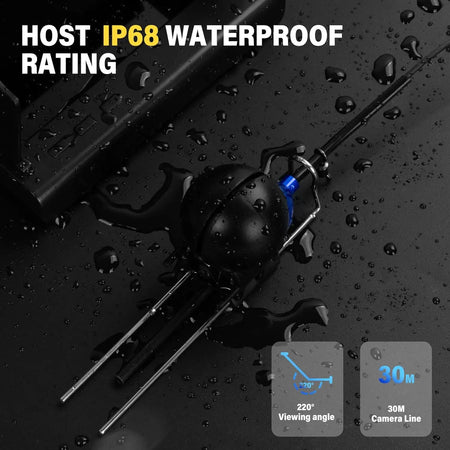 4.3-inch Fish Finder Camera with Infrared Night Vision &amp; IPS Display