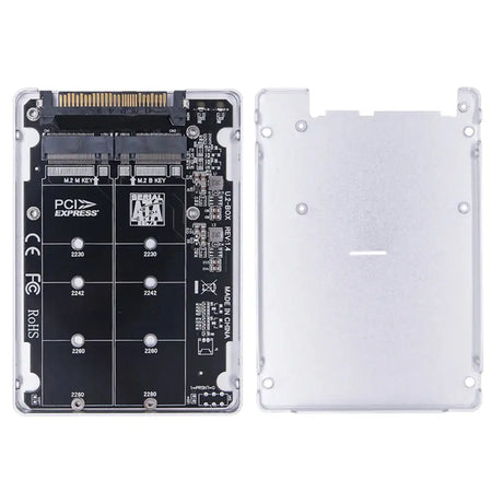 M.2 NVMe SATA To U.2 PCIe Adapter 2 In 1 NGFF SFF8639 With Case