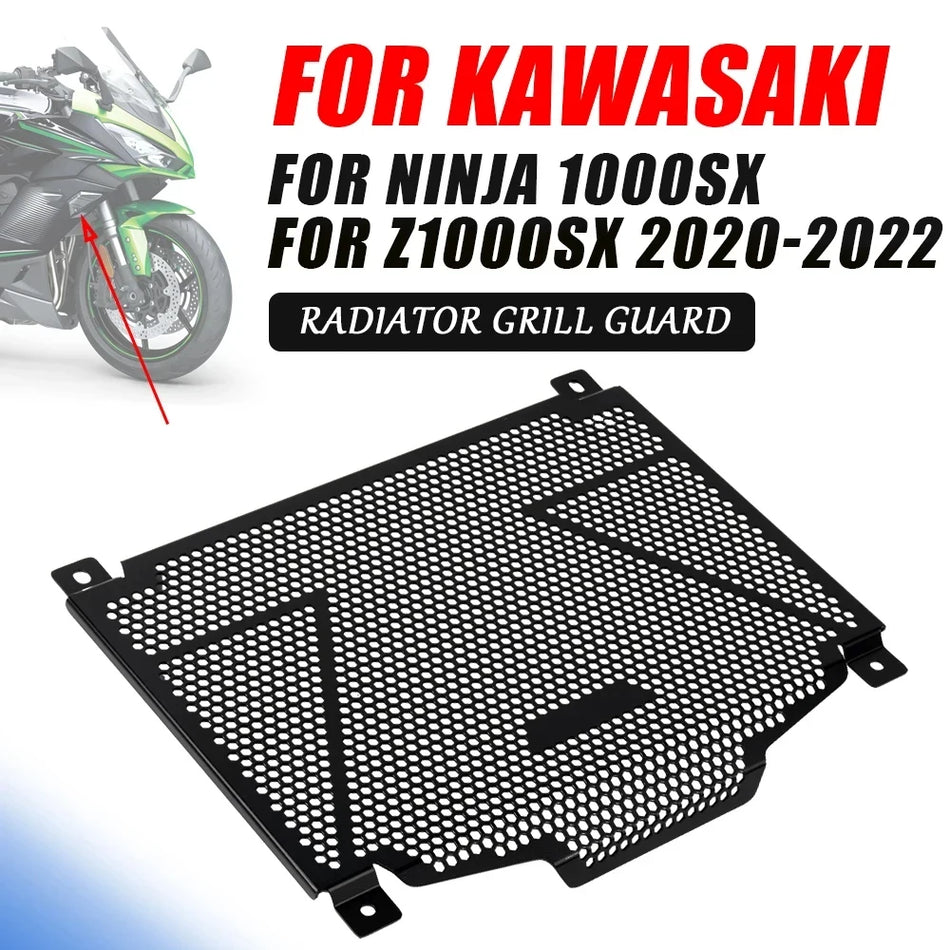 Kawasaki Ninja 1000 SX Z1000 SX Radiator Grille Guard for 2020 2021 Models, Protective Bike Shield