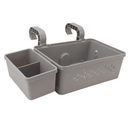 Poolside Storage Basket - Cup Holder and Poolside Organizer