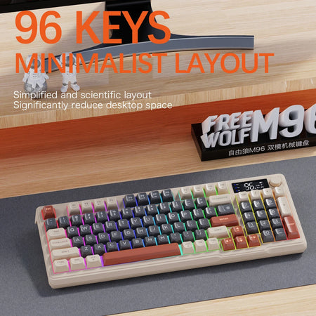 M96 Wireless Keyboard &ndash; Dual-Mode Multi-Device Gaming