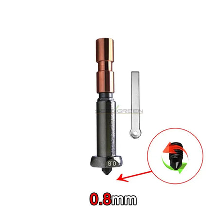 Upgrade Nozzle For Anycubic Kobra 3 Max 0.4mm 0.6mm 0.8mm Throat-0.8mm