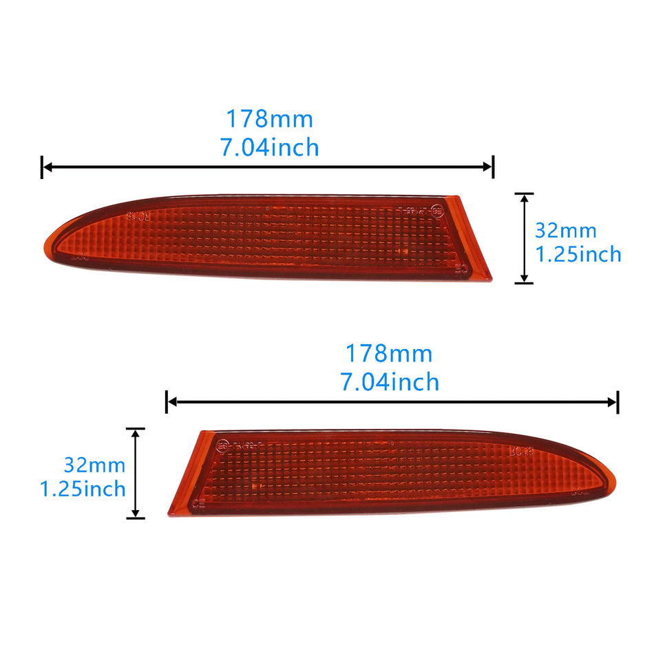 Conjunto de Refletor de Para-choques Traseiro Lente Vermelha de Mercado Paralelo para BMW X3 F25 2014-2017 M Sport LCI