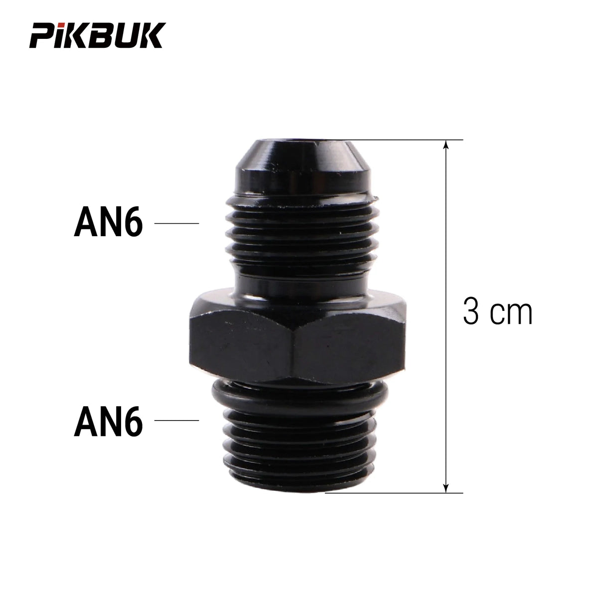 Aluminum Alloy AN4 AN6 AN8 AN10 AN12 Fuel Hose Adapter For Oil Cooler by InterCyprus Trading Ltd