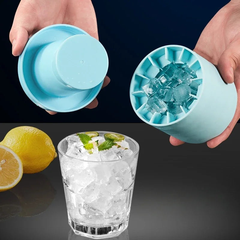 Ice Bucket Cup Mold &ndash; Creative Silicone Ice Maker