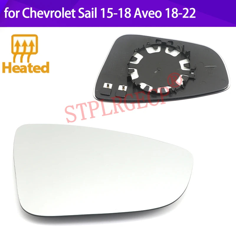 Cristal de Espejo Calentado Izquierdo Derecho para Chevrolet Sail 15-18 Aveo 18-22
