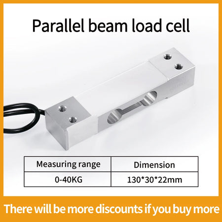 Load Cell Aluminum Alloy Electric Scales - High Precision 0-40kg