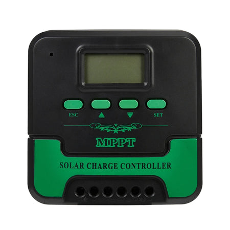 MPPT Solar Charge Controller 12V 24V WiFi LCD &ndash; Dual USB Green Black / 10A WiFi MPPT / 12V 24V Auto
