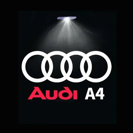 LED Car Door Logo Projector Lights for Audi A3 A4 A6 A5 Q5 SLINE QUATTRO RS Models - 2/4 Pack