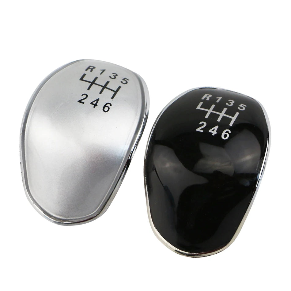 Gear Shift Knob Cap Cover For Ford Fiesta Focus Mondeo 5/6-Speed Black Premium ABS Finish