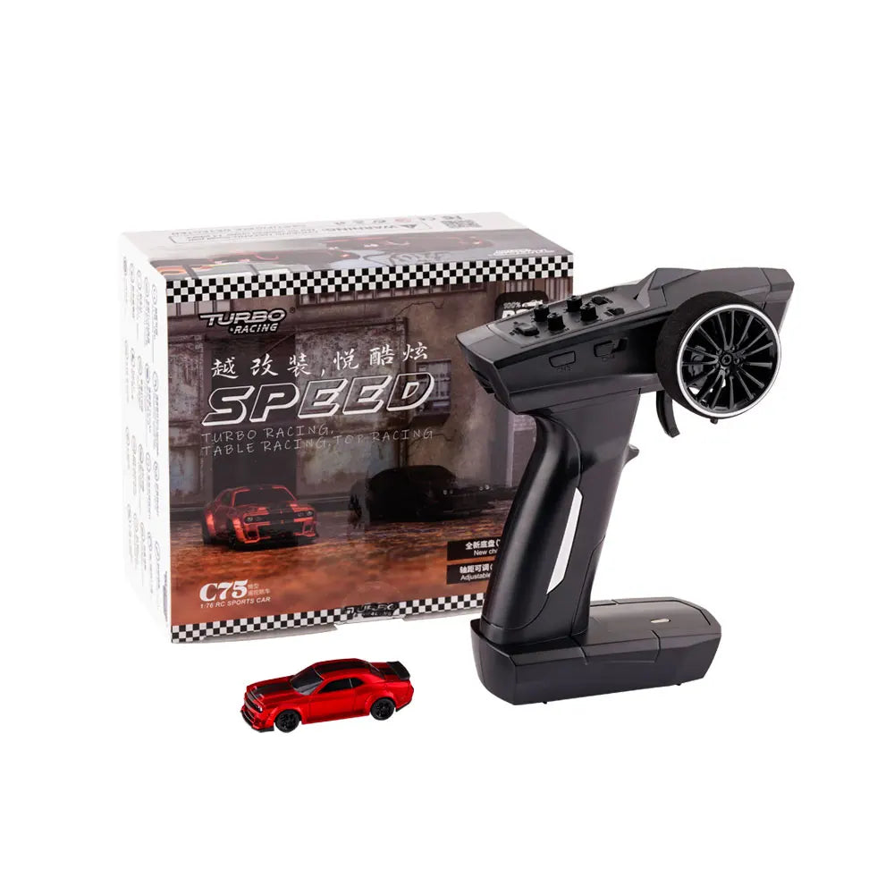 1:76 C75 Mini RC Drift Car RTR 2.4G &ndash; Simulated Headlights