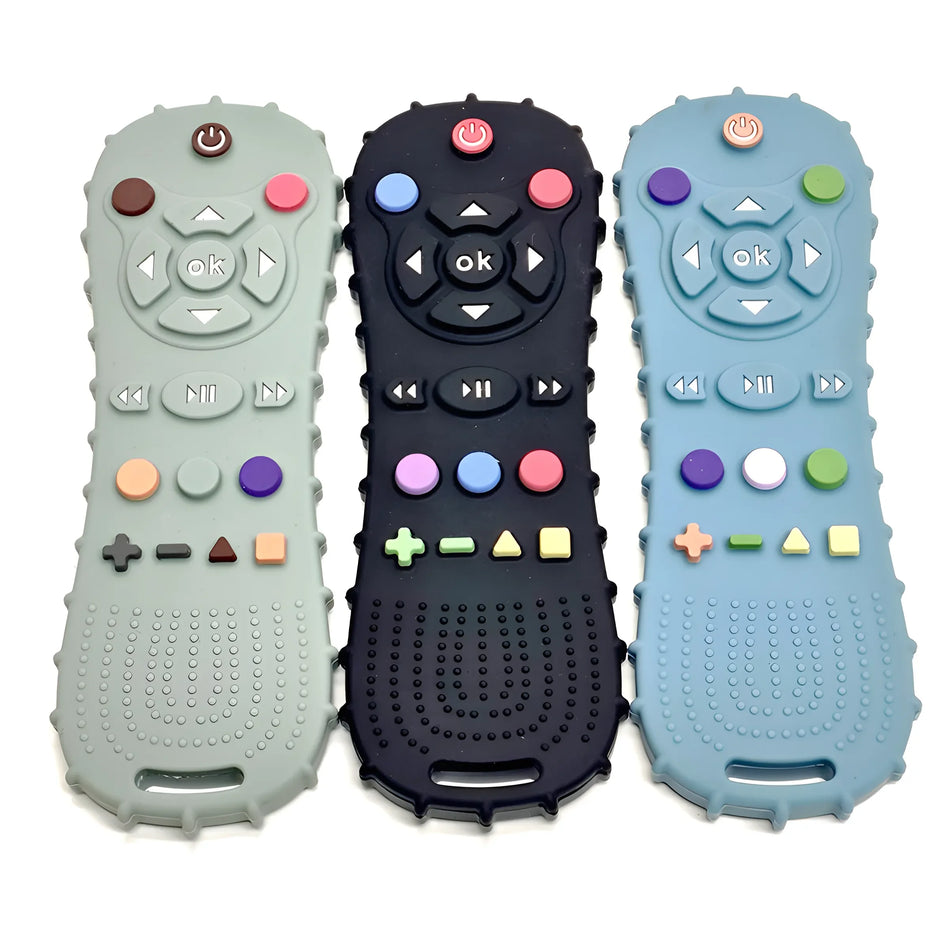 Baby Remote Control Teether &ndash; Safe Silicone Biting Toys