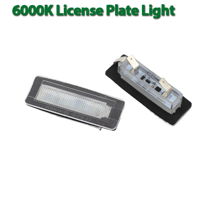LED numura zīmes gaismas montāža 2 gab. Mercedes-Benz Smart W450 W451 W453