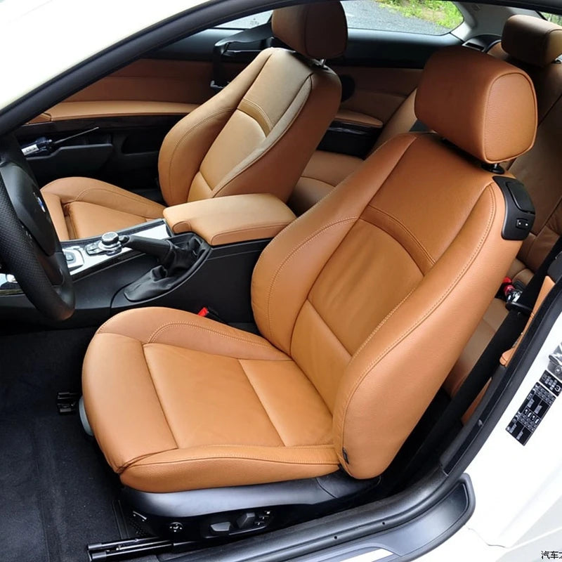 BMW 3 Serisi E92 Suni Deri 5 Koltuk Kılıfı Seti 2010-2013