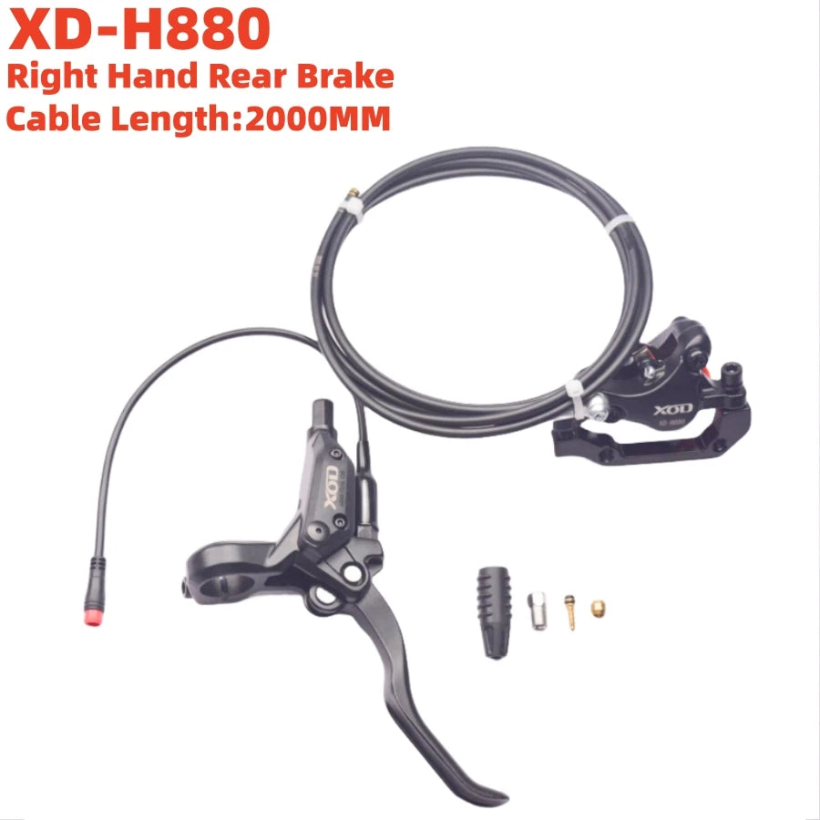 XOD Waterproof Electric Bicycle Scooter Brakes XD-H800 / XD-H880 H880 R hand Rear