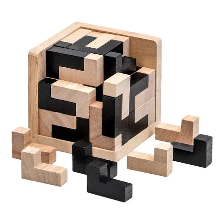 3D Cube Puzzle Lu &ndash; Educational Brain Teaser For All Ages NB170C2-54L
