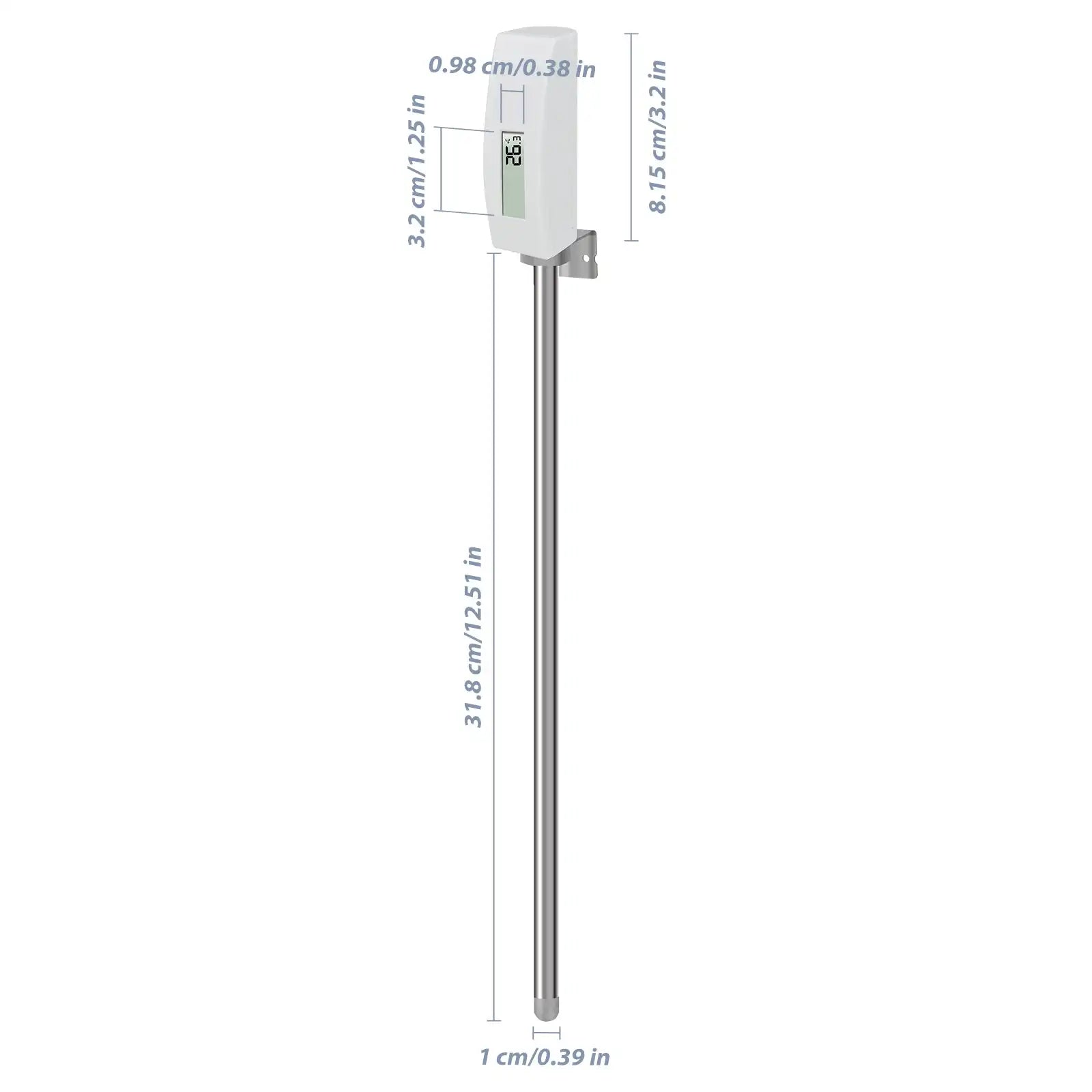 Ecowitt WN34S Waterproof Soil Temperature Sensor with LCD Display