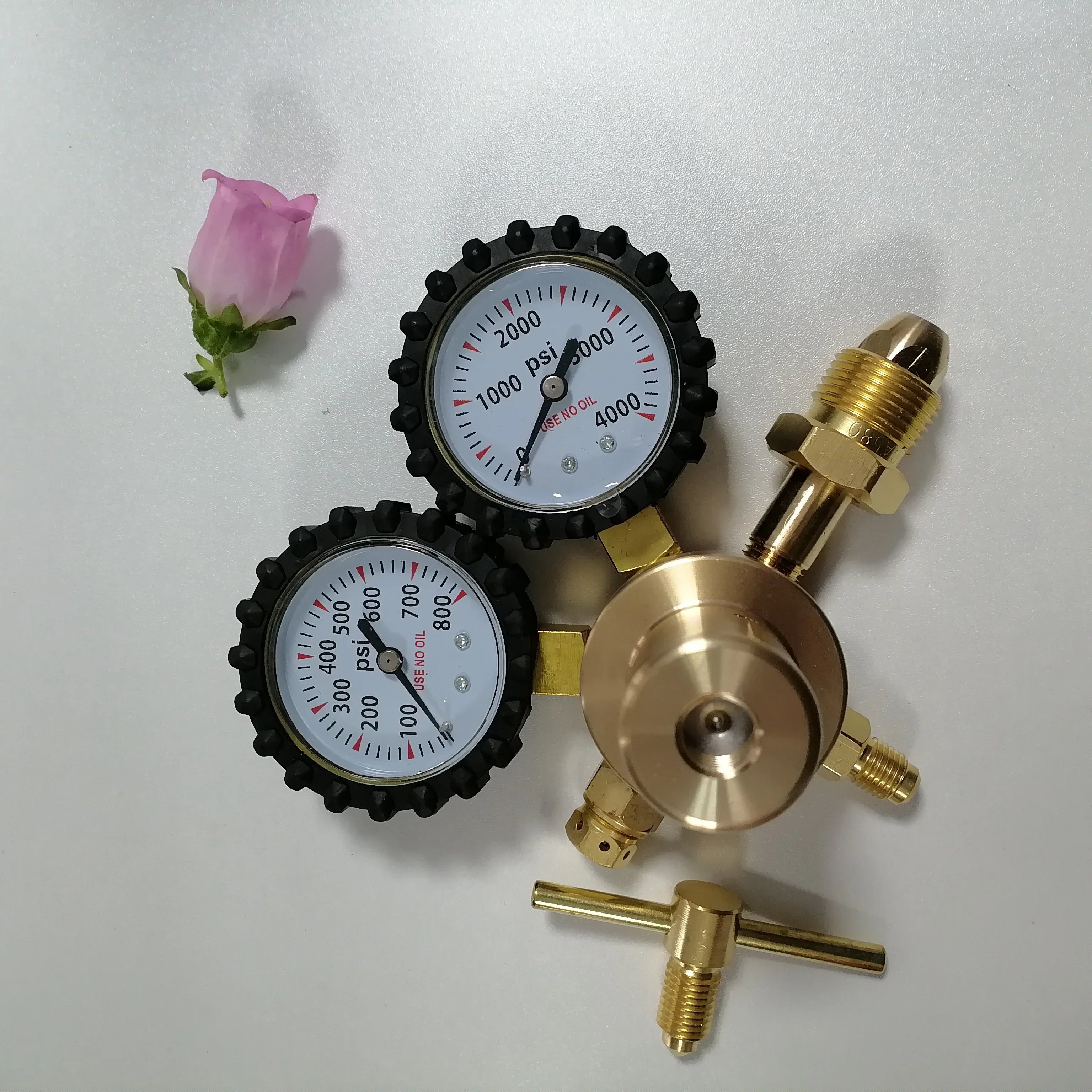 CGA580 Gas Regulator Flowmeter - Argon CO2 Compatible