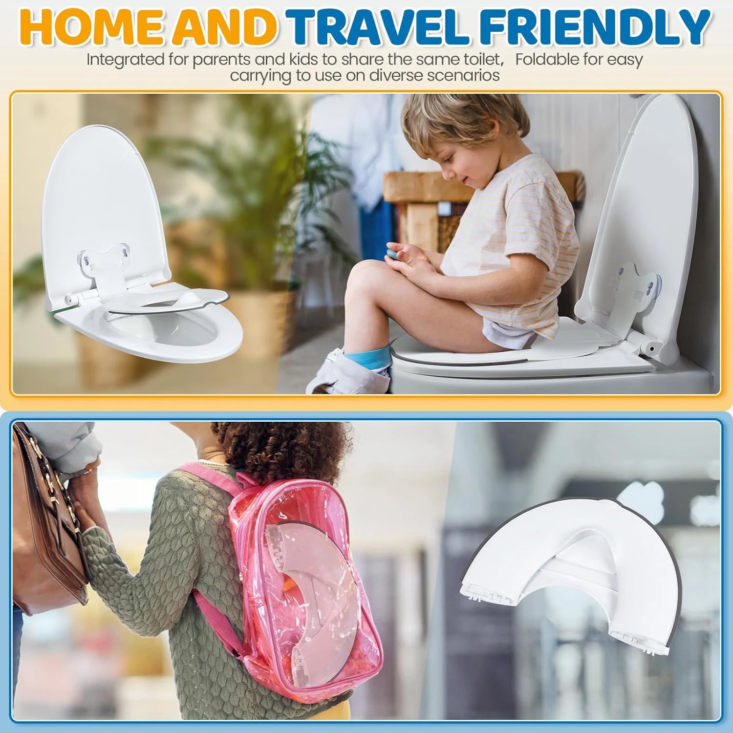 Foldable Toddler Toilet Seat &ndash; Portable Urine Barrier