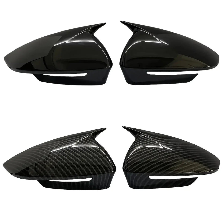Abs Side Mirror Covers For VW Tiguan Mk3 ID4 ID5 Glossy Black by InterCyprus Trading Ltd