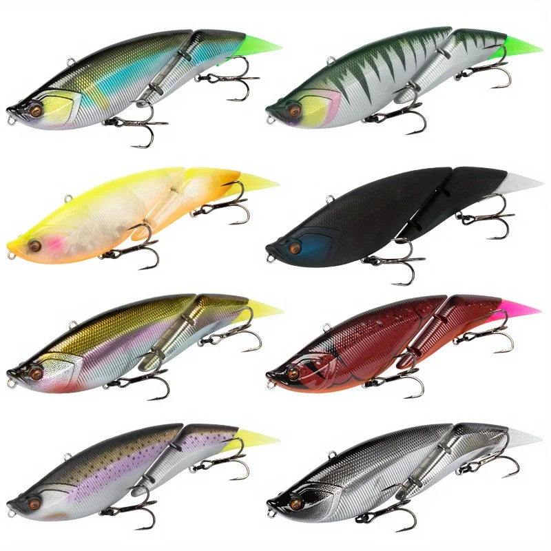 Multi-Jointed Floating Minnow Lure 19cm/55g - Realistic Swimbait for Saltwater Fishing
