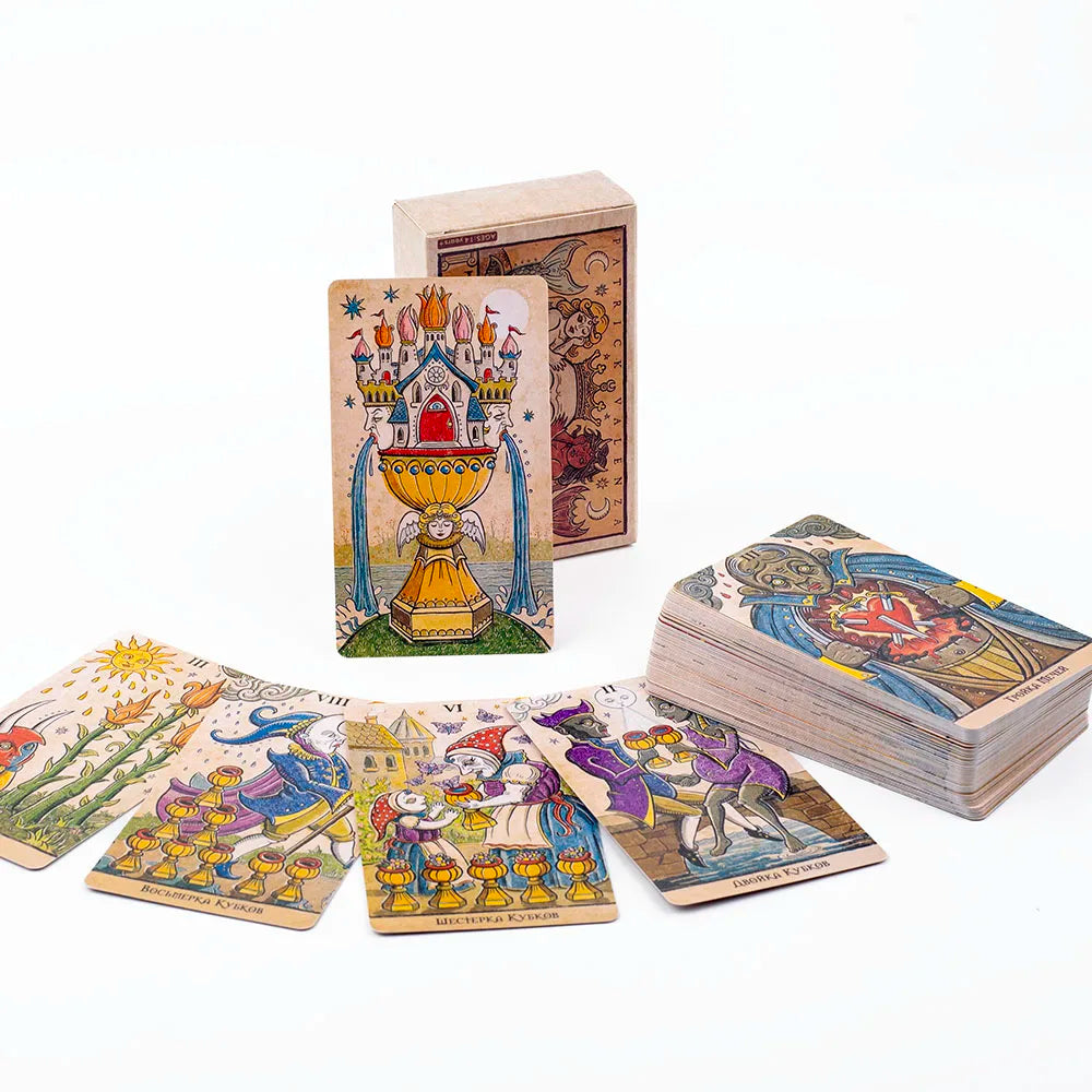 Trionfi Della Luna Tarot Cards &ndash; 81 Card Divination Deck