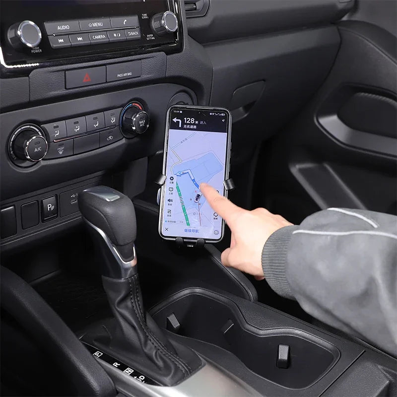 Czarny montaż konsoli środkowej ABS do wnętrza Nissan Frontier