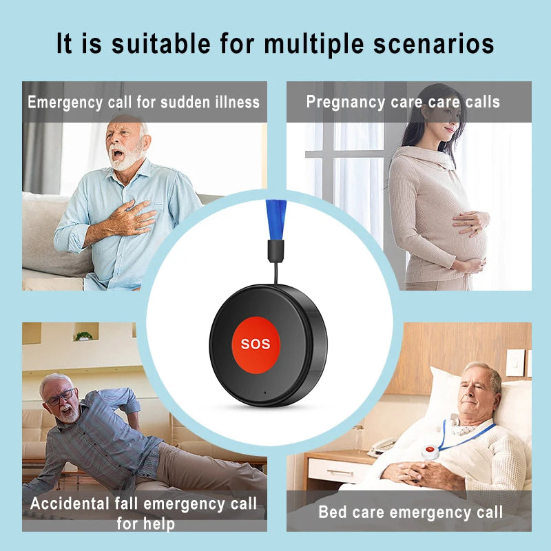 Tuya WiFi SOS Button &ndash; Emergency Panic Alert Remote