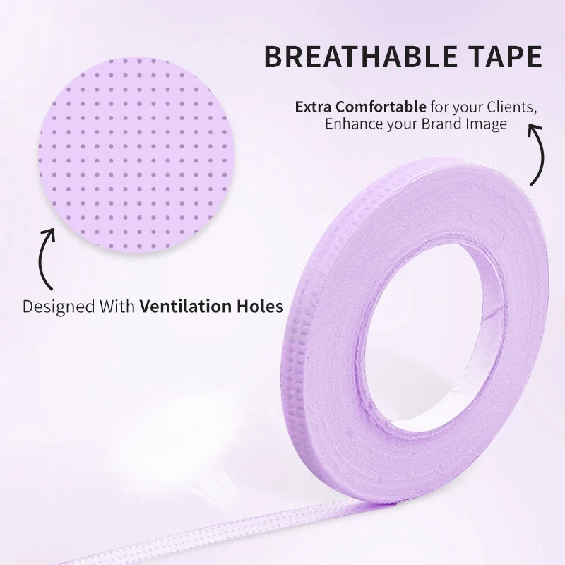 AILEISHI Micropore Eyelash Extension Tapes - 5/10pcs Rolls