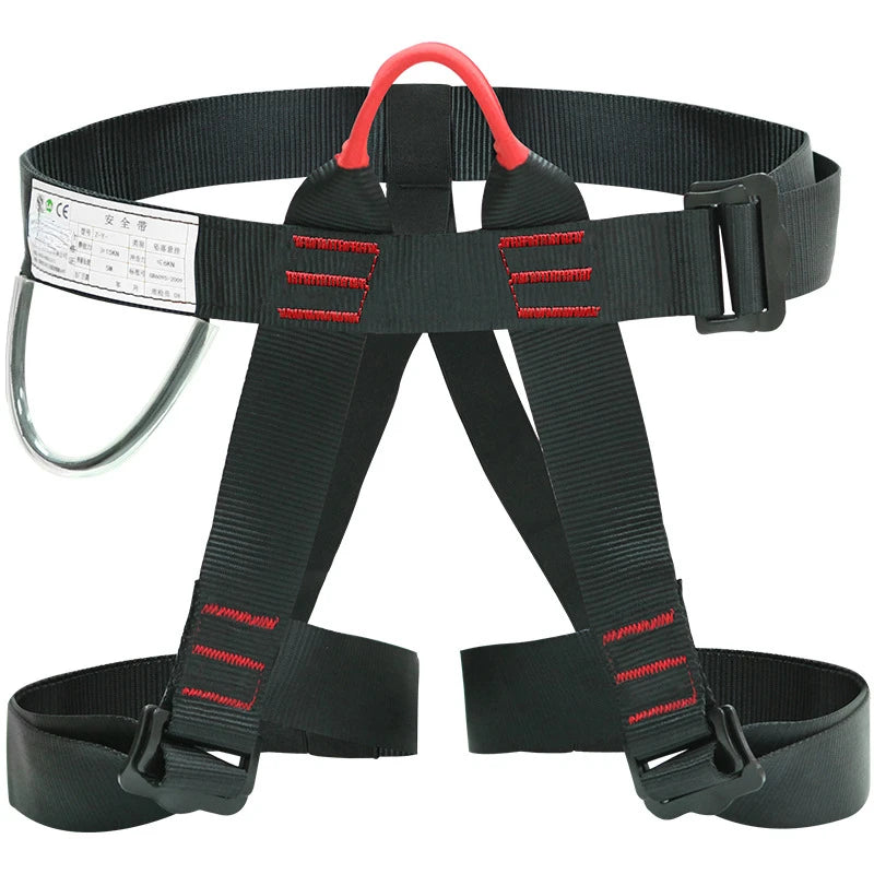 High-Altitude Safety Harness with Back Lanyard for Climbing and Construction