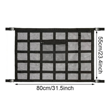 Car Roof Storage Organizer &ndash; Durable Polyester Mesh B