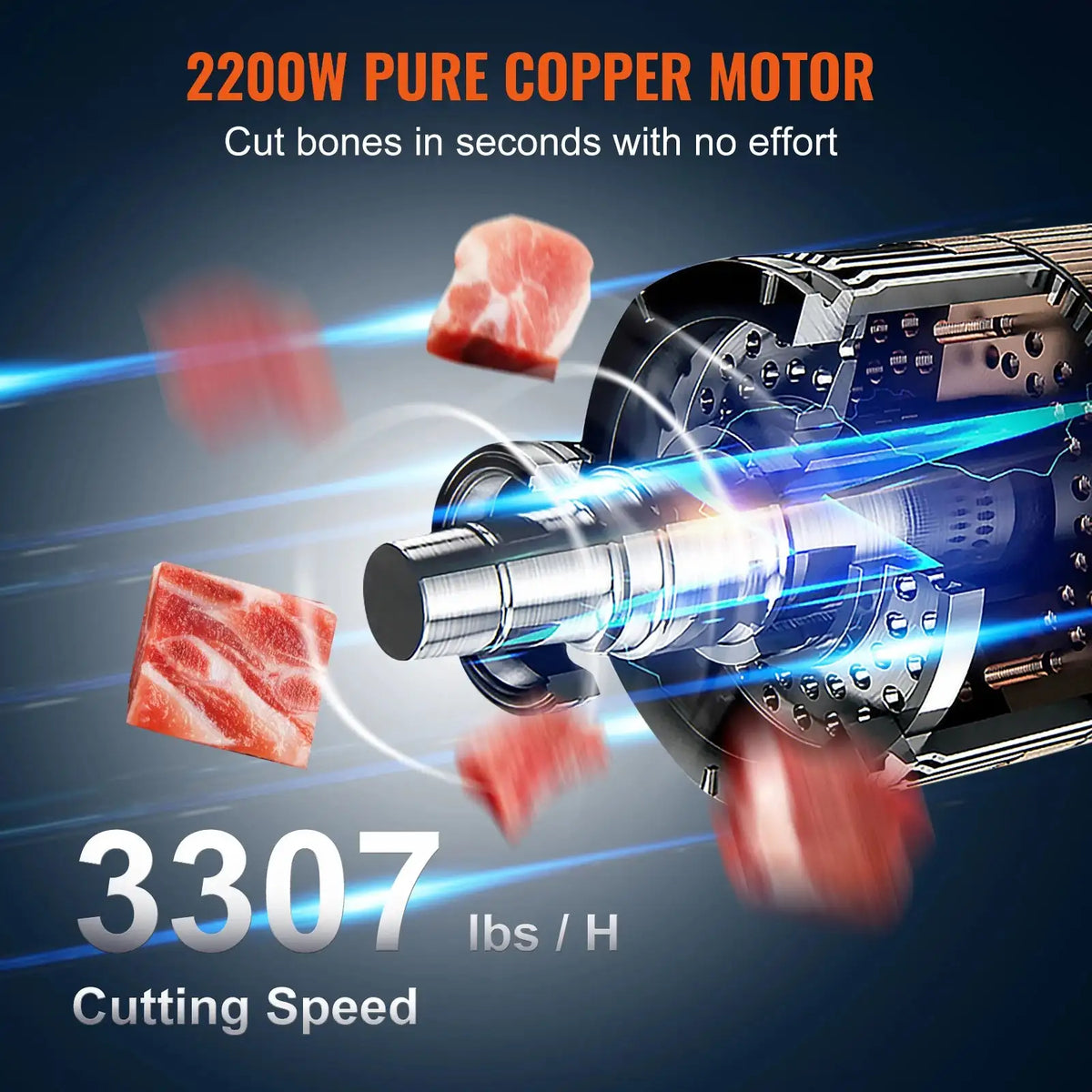 Commercial Electric Meat Bandsaw Stainless Steel