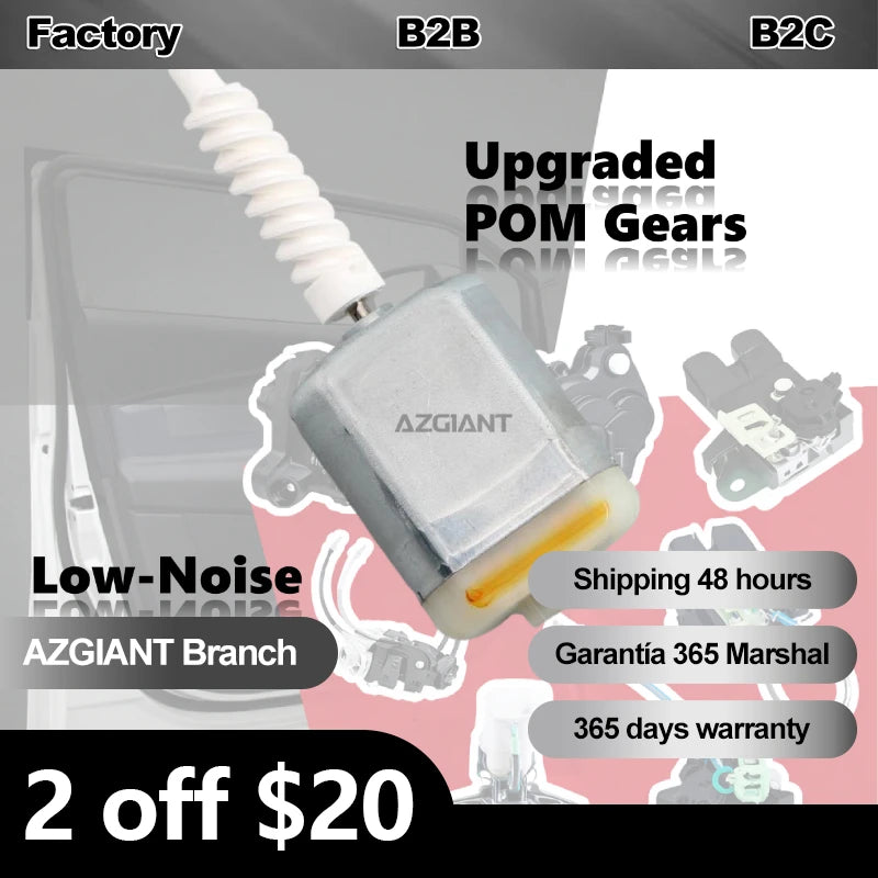 Oven lukitusaktuaattorin moottori Mitsubishi ASX Mirage eteen vasen 12V DC metallinen vaihto-osa